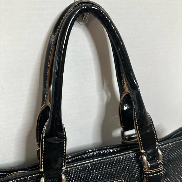 SOBELLA DOUBLE HANDLES NYLON PURSE - Picture 3 of 10